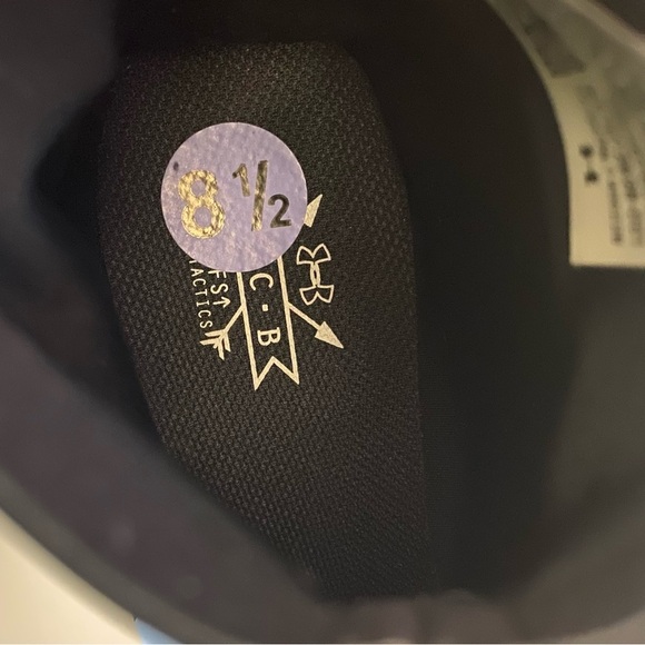 Nwot Under Armor Charged Bandit XC Spikeless Track Racing Shoe Black size 8 1/2 - Picture 12 of 12